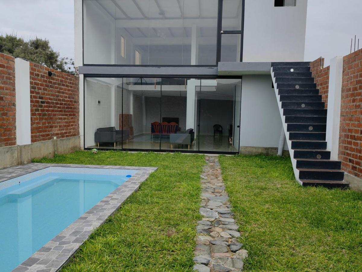 Casa De Playa Con Piscina Villa Ancon Dış mekan fotoğraf