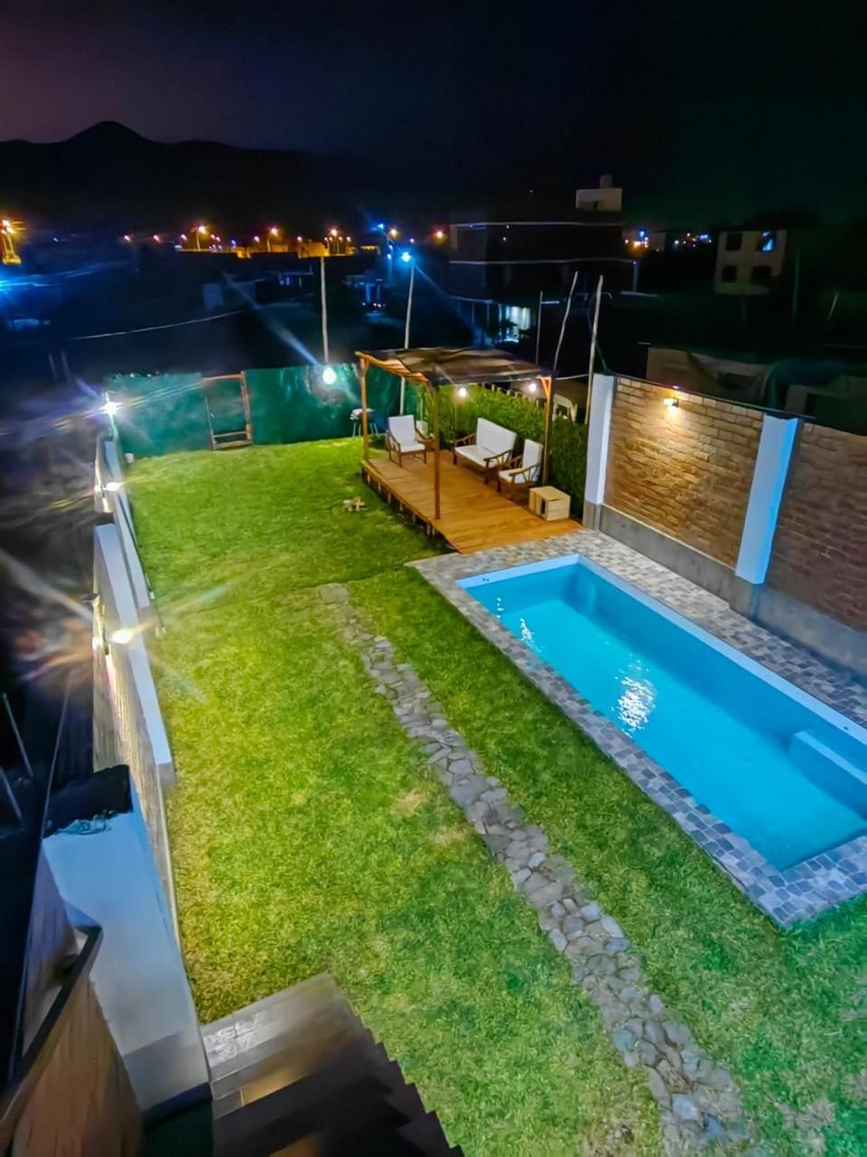 Casa De Playa Con Piscina Villa Ancon Dış mekan fotoğraf